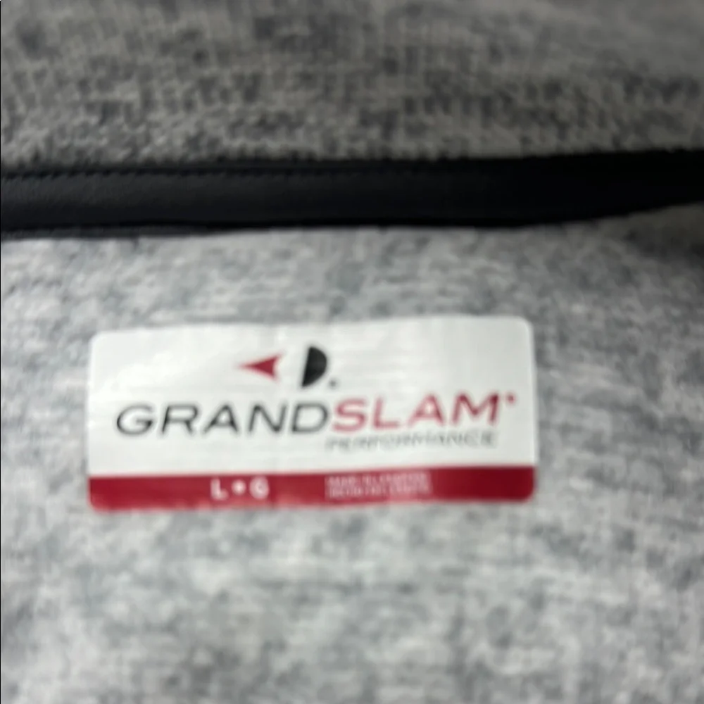 Grand Slam Heather Gray Vest with Black Accents